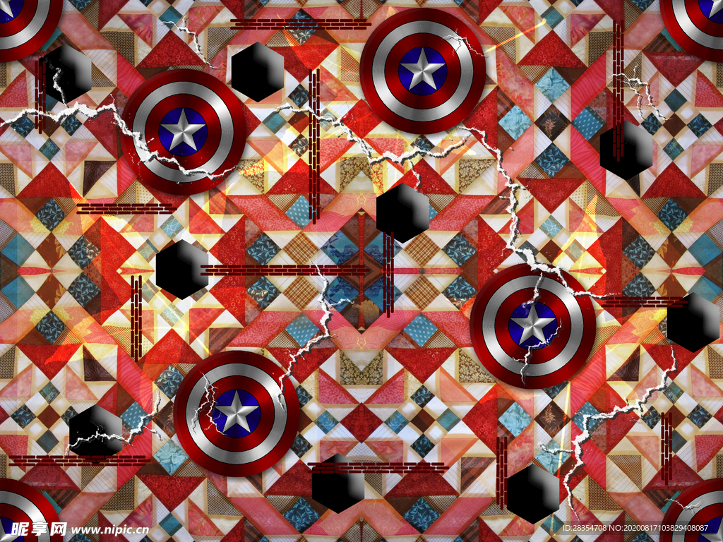 大牌 卡通  矩形 抽象