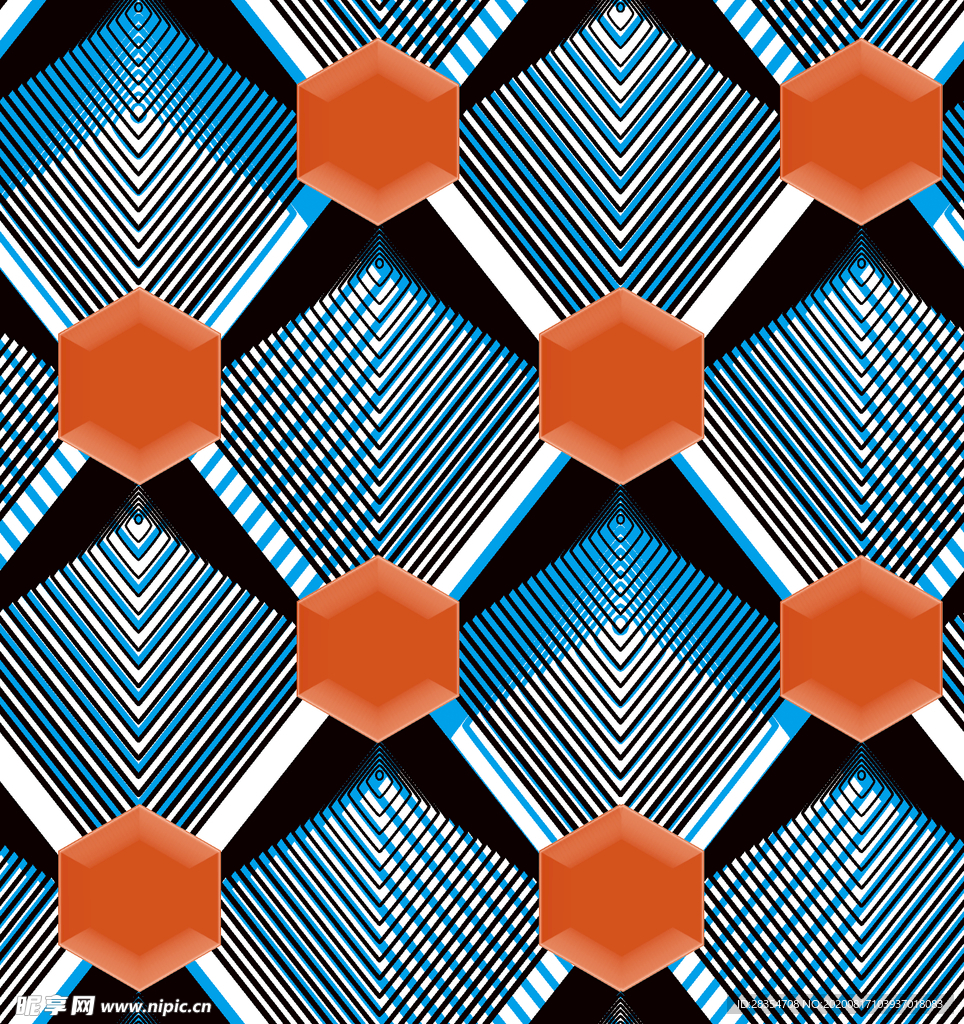 大牌 几何 抽象  图案