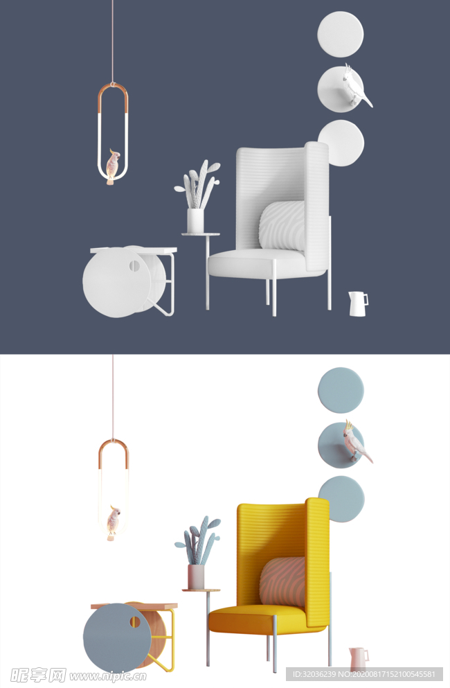 家装家具公寓分层图