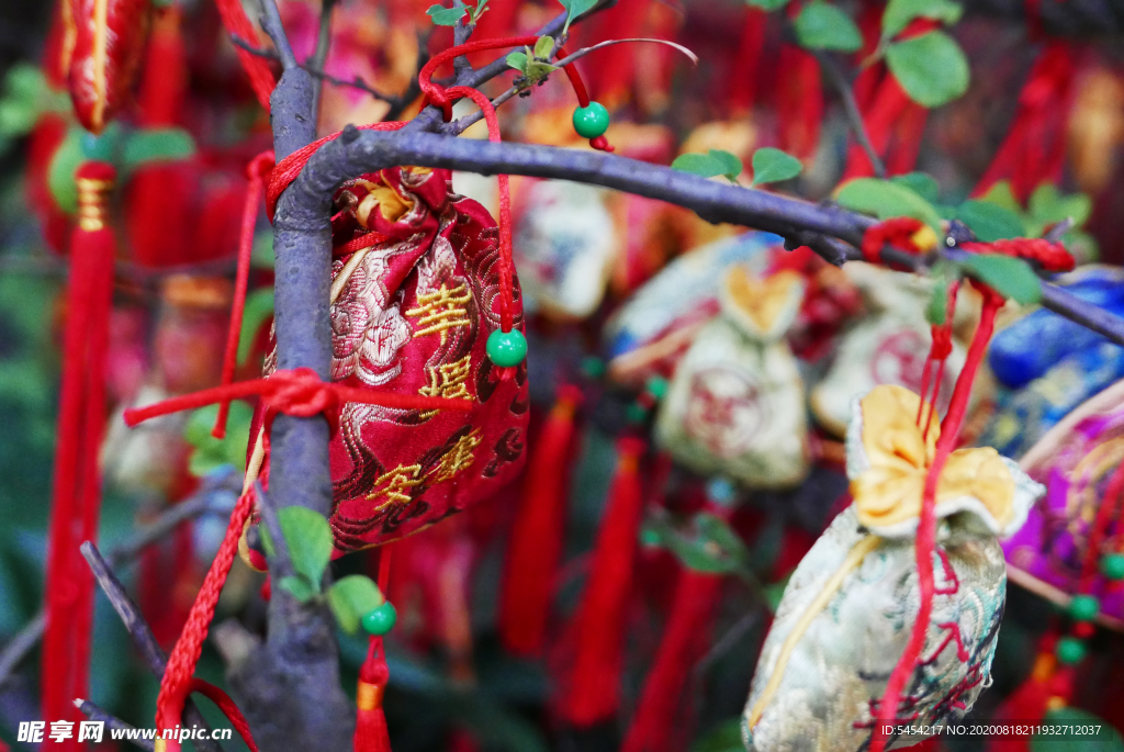 成都锦里福袋祈福