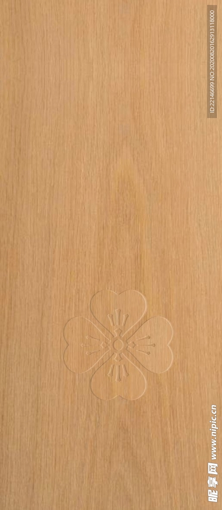 门牌木纹 四叶草 花