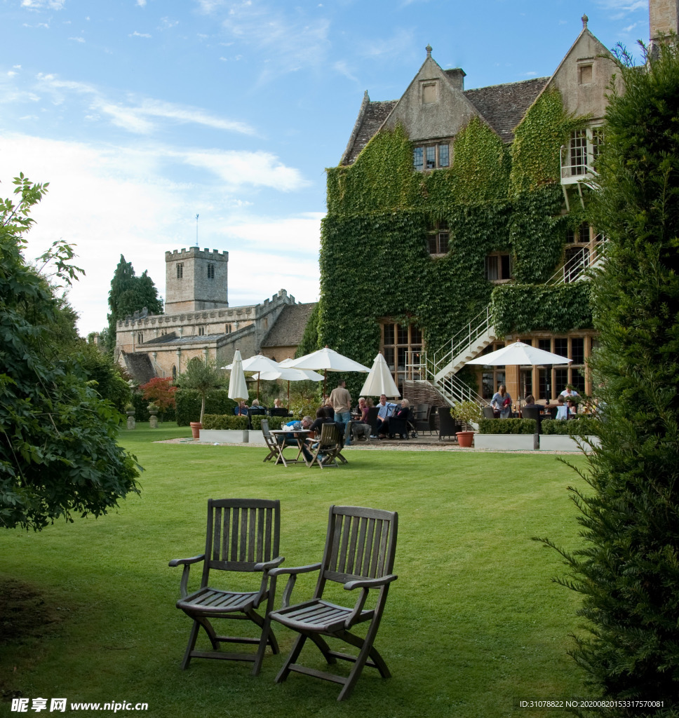 中世纪田园风景摄影