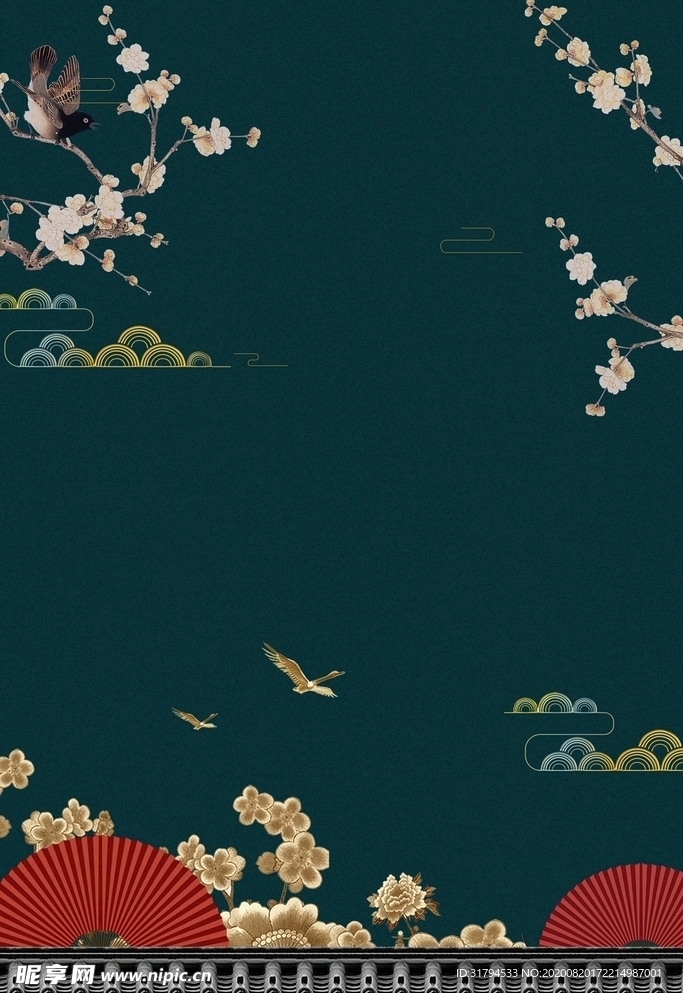 中国风海报背景