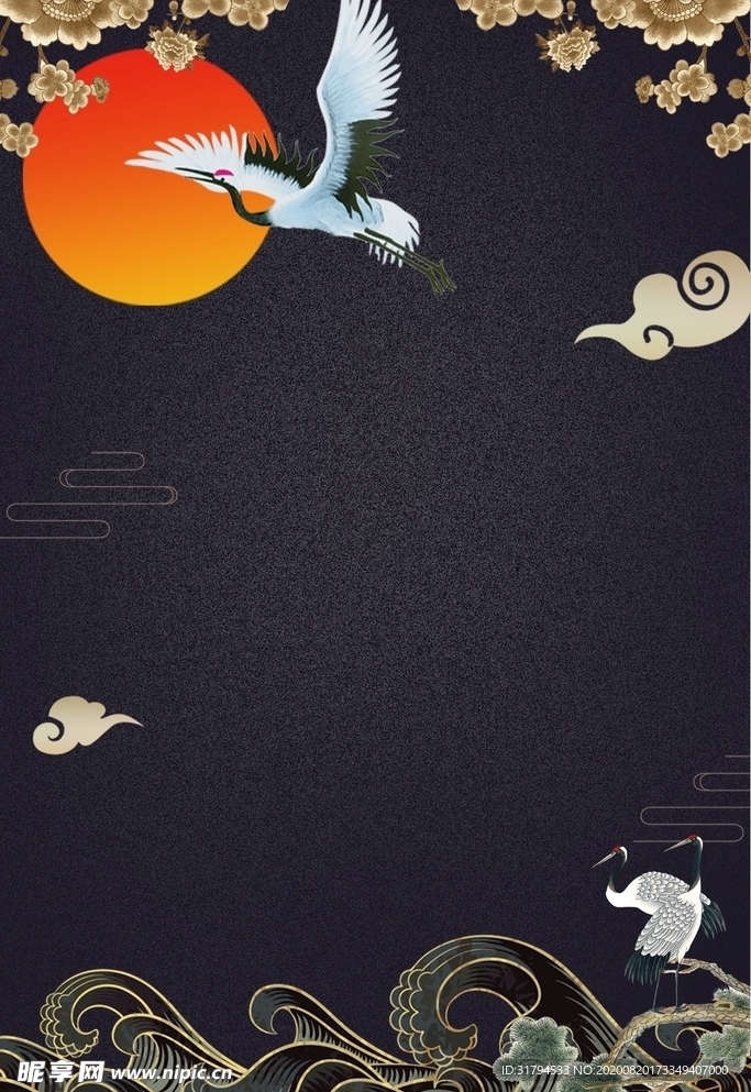 中国风海报背景