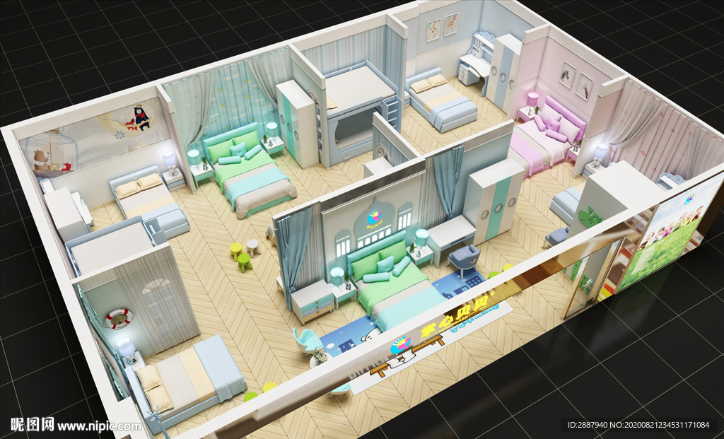 儿童家具空间  家具展会