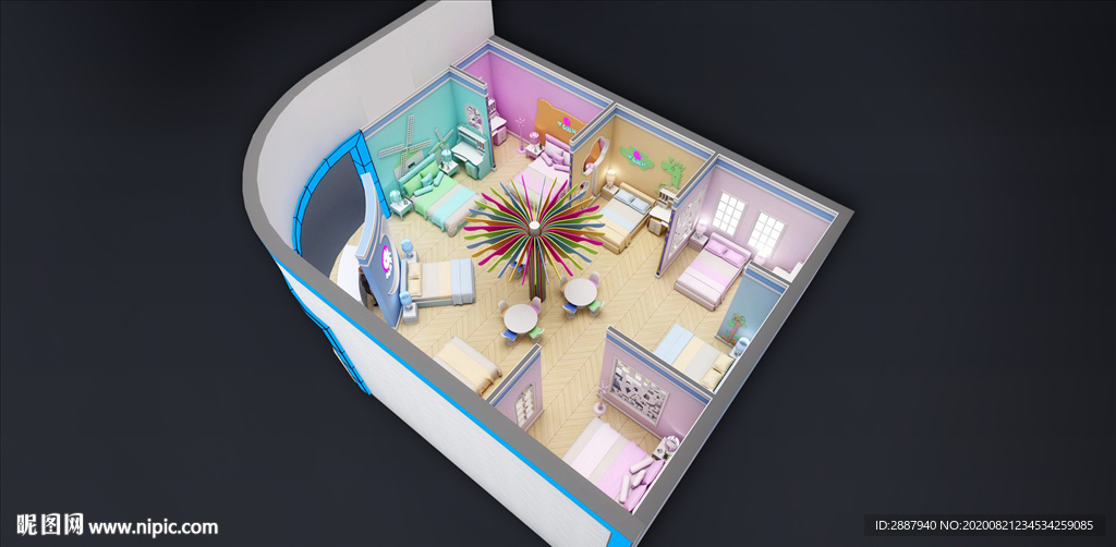 儿童家具   家具展会空间设计