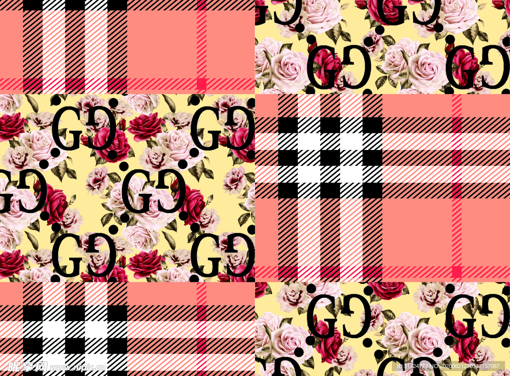 大牌 复古 数码印花 男装女装