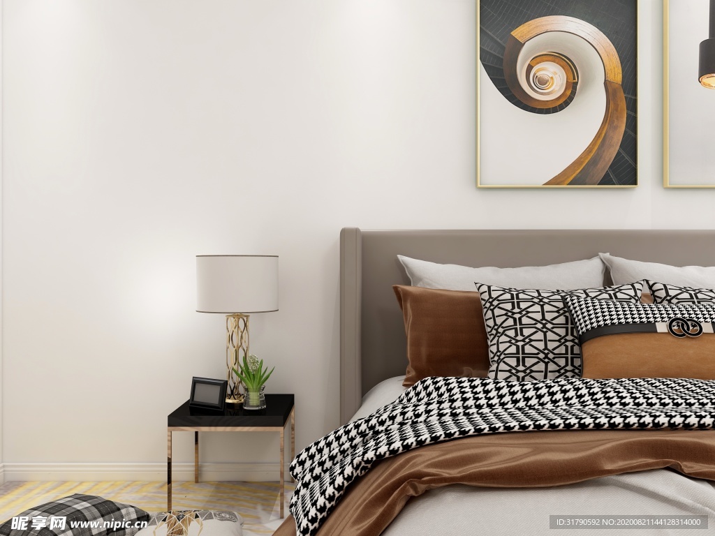 局部床头背景图