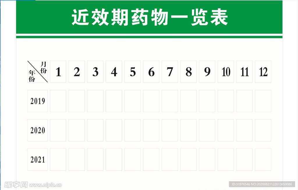 近效期药物一览表
