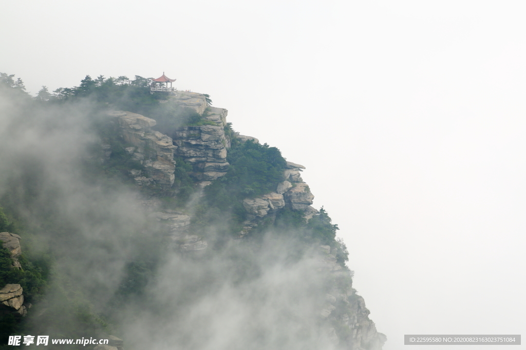 庐山观云亭云海