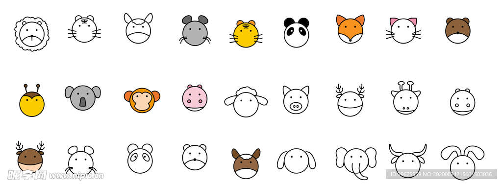 各类动物图标