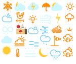 天气图标图形