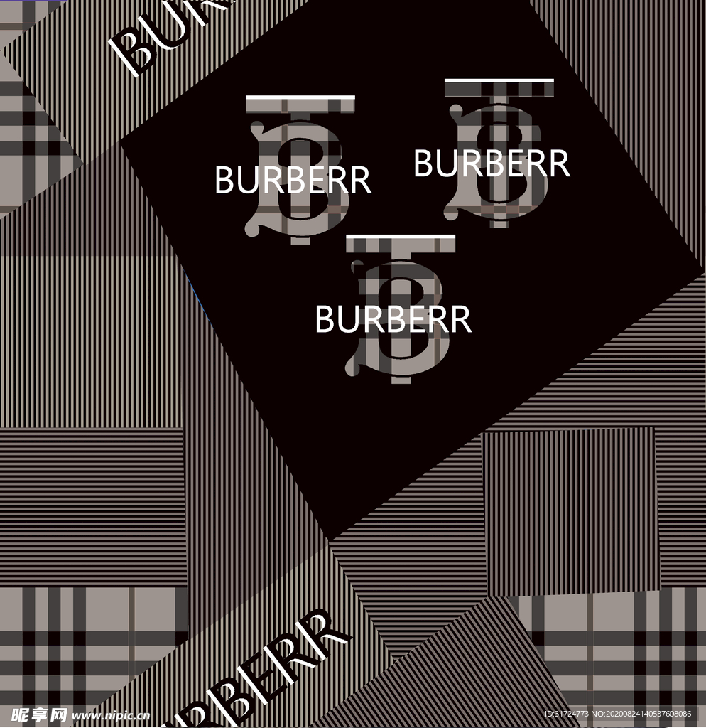 数码印花 男装女装 格子 方