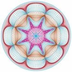 设计 防伪 超线 团花 原创