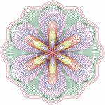 设计 防伪 超线 团花 原创