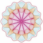 设计 防伪 超线 团花 原创