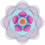 设计 防伪 超线 团花 原创