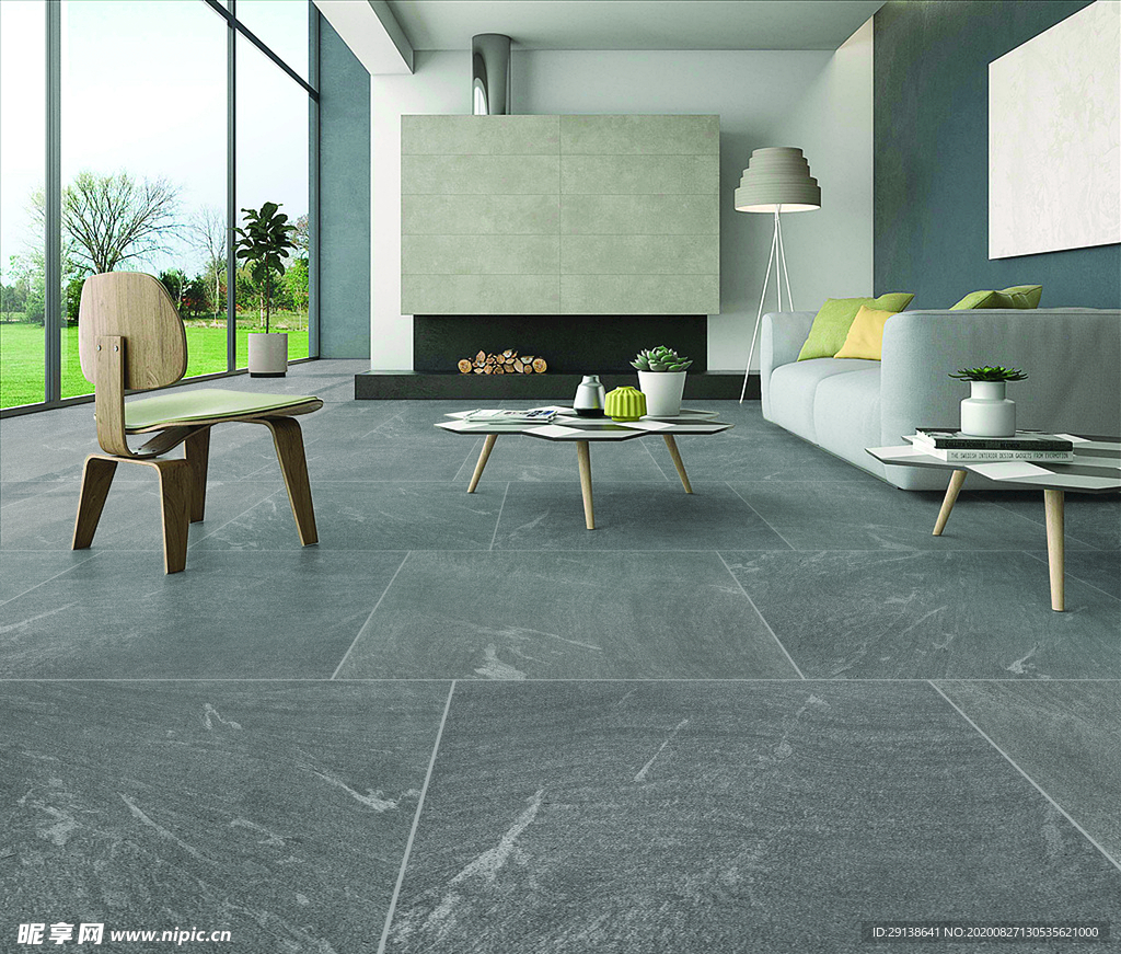 陶瓷 瓷砖 北欧 空间 效果图