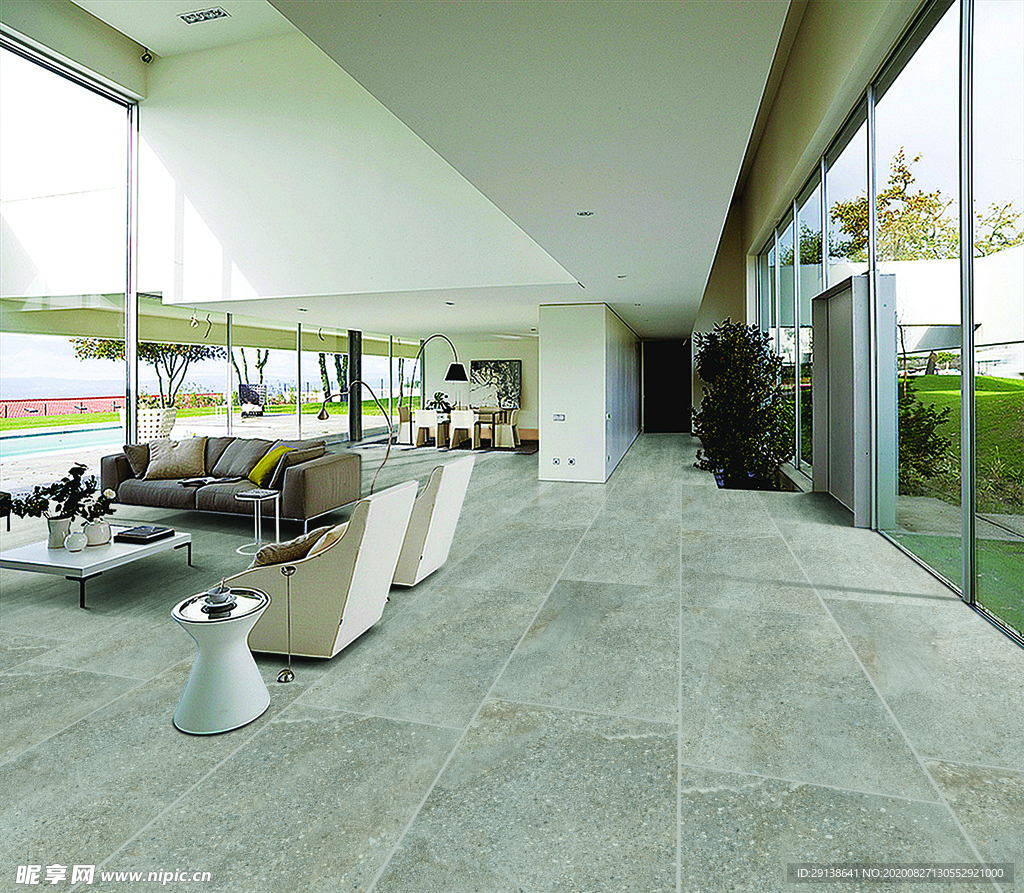 陶瓷 瓷砖 北欧 空间 效果图