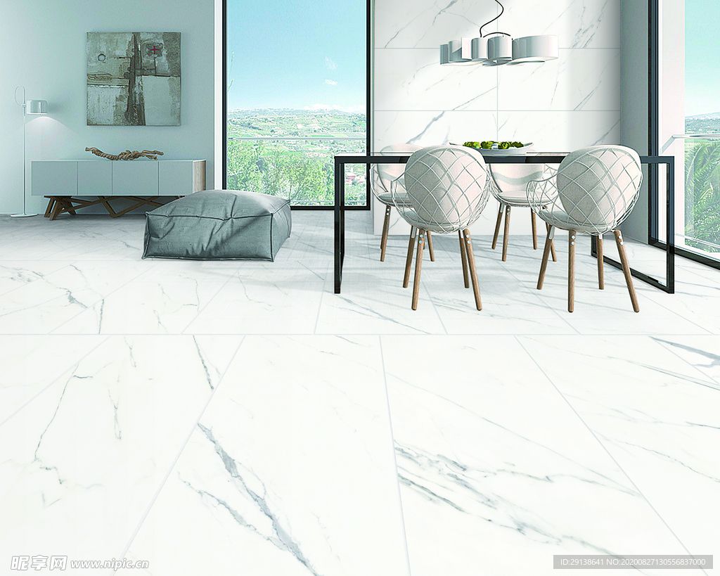 陶瓷 瓷砖 北欧 空间 效果图