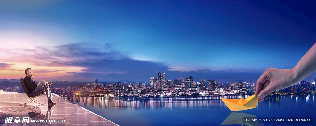 蓝色高端阔景大宅