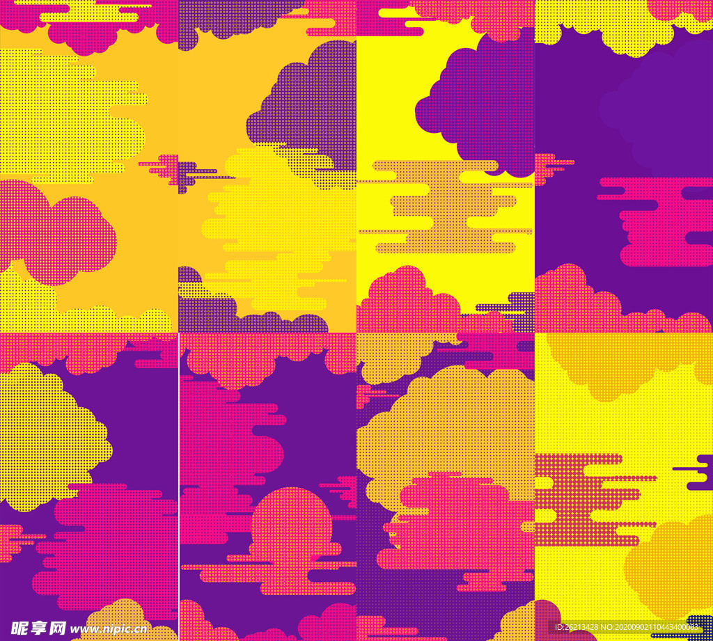 几何图形背景底纹设计图