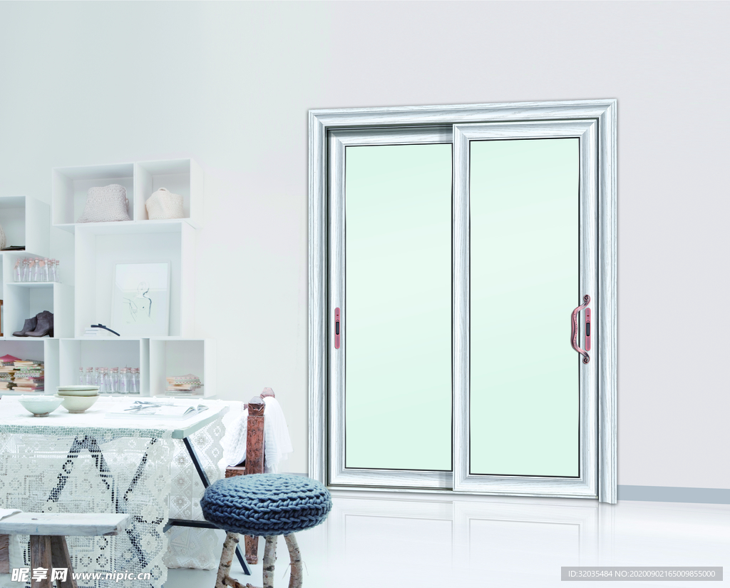 水曲柳铝门效果图