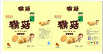 猴菇饼干面饼的包装设计