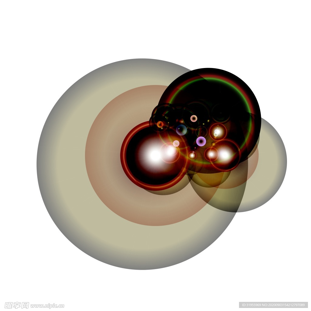 圈子 强光 背景