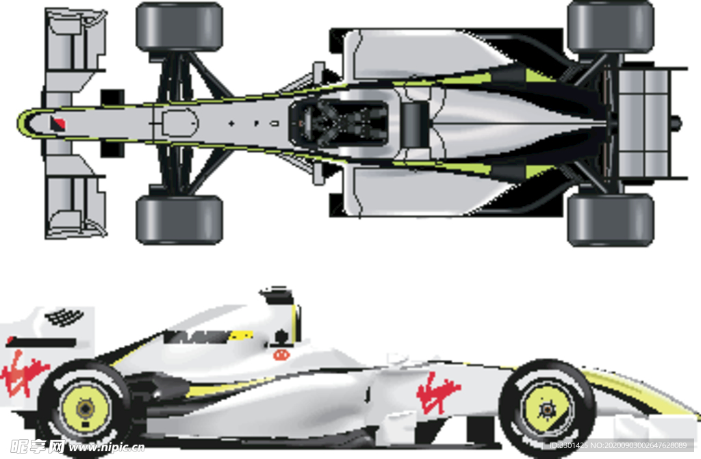 F1方程式赛车图