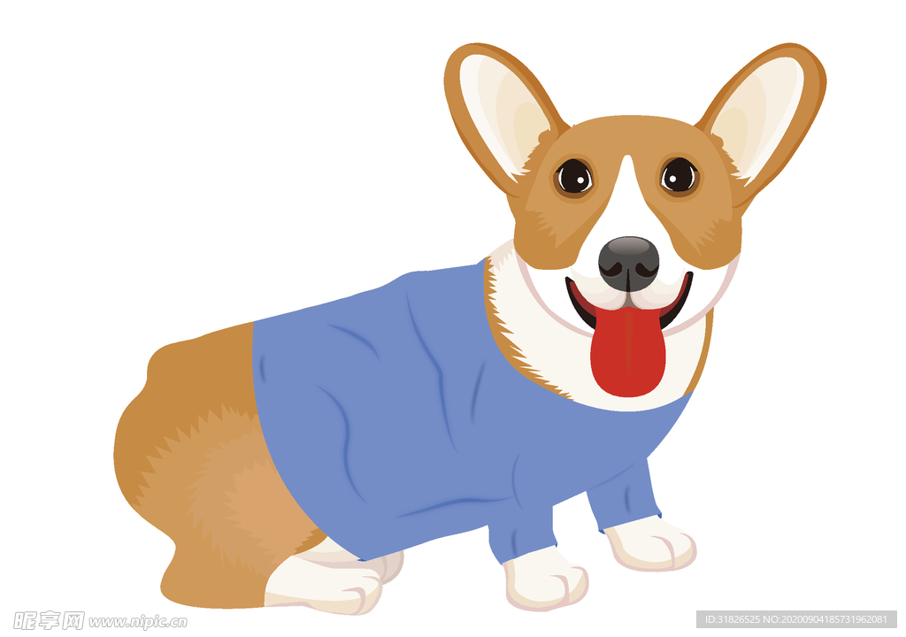 宠物狗插画