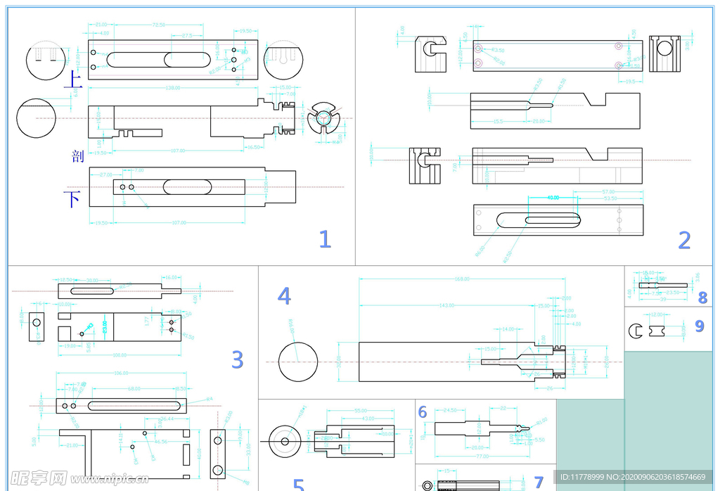 锅炉房通风设备部分CAD图纸.