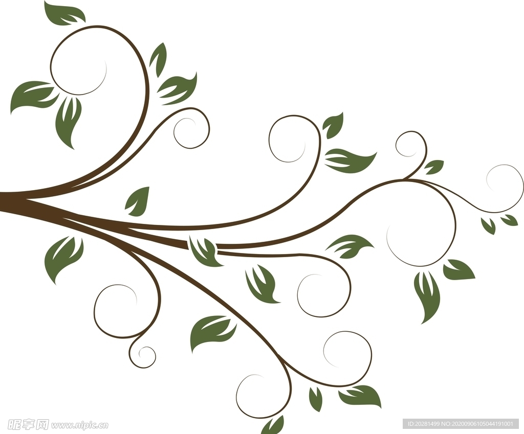 底纹 边框 山水画 硅藻泥矢量