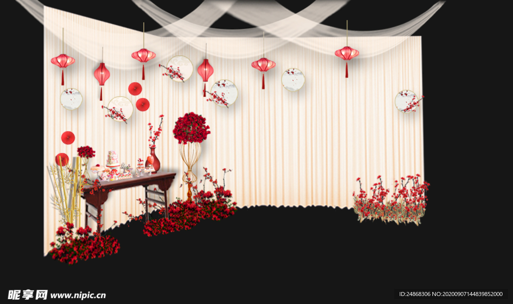 香槟色新中式婚礼