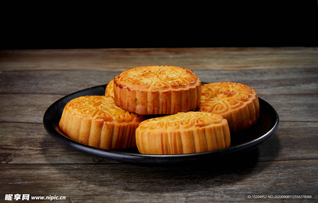 中国风中秋月饼