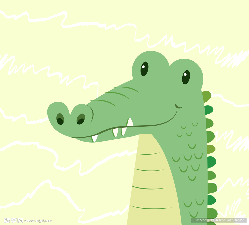 卡通鳄鱼