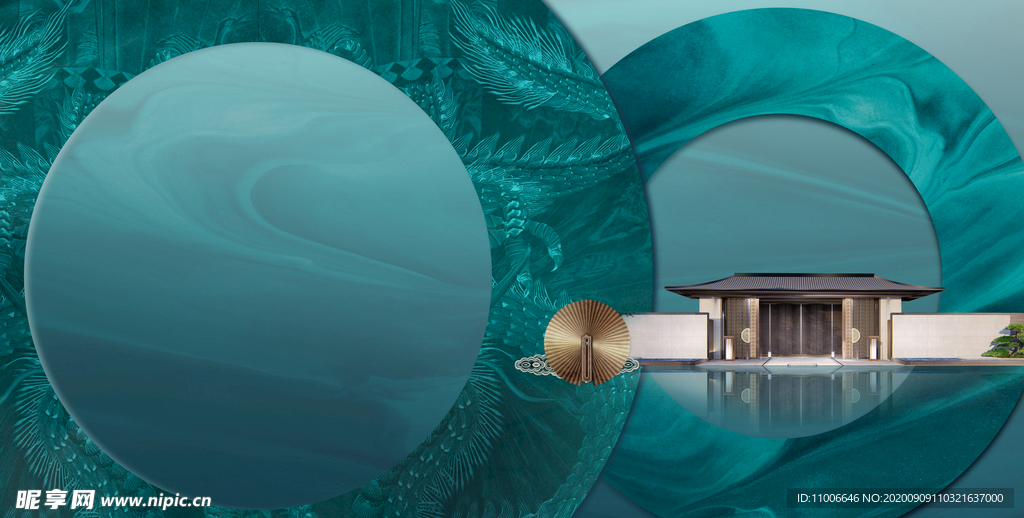 别墅 湖山 新中式 意境唯美