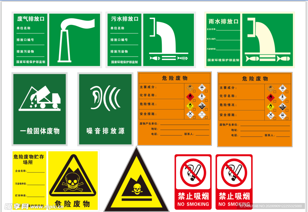 废气 污水 雨水排放口