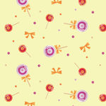 零食棒棒糖图案底纹矢量图