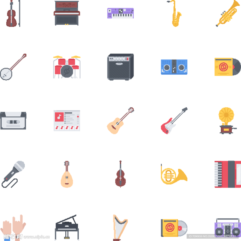 音频乐器图标