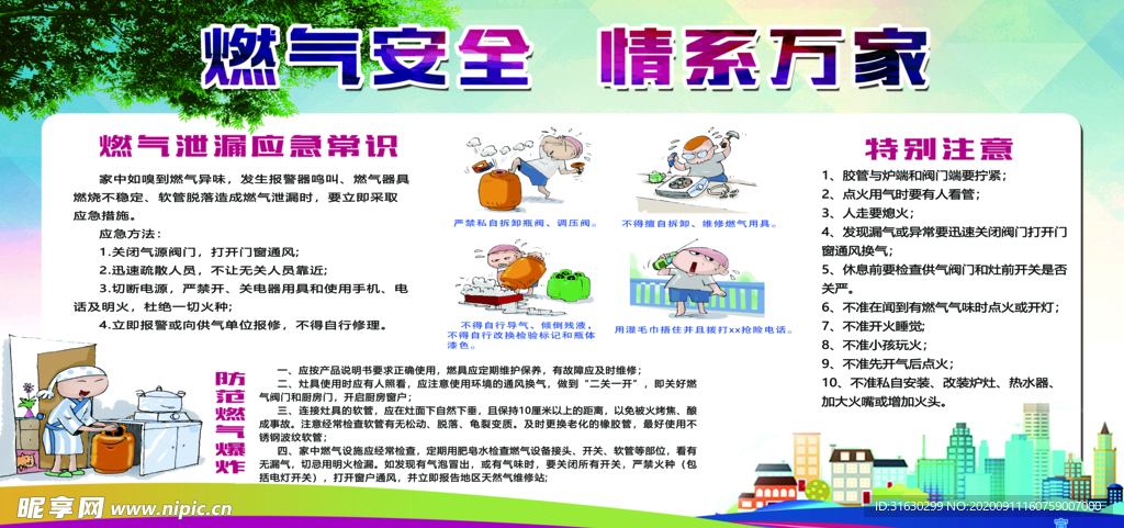 燃气安全情系万家宣传栏