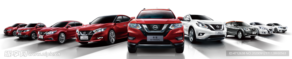 东风日产全车系车阵