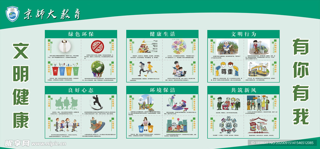 学校文明宣传栏