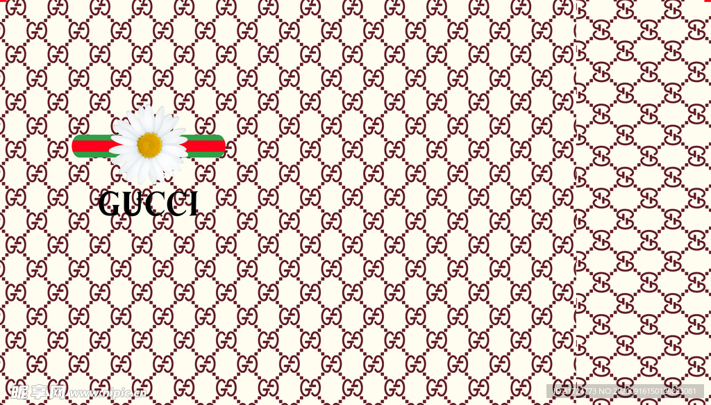 米奇  古驰  字母 数码印花