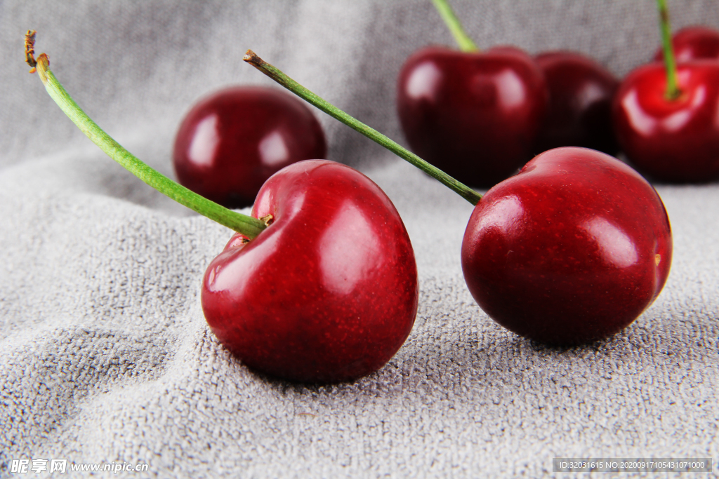 新鲜水果 樱桃  静物拍摄