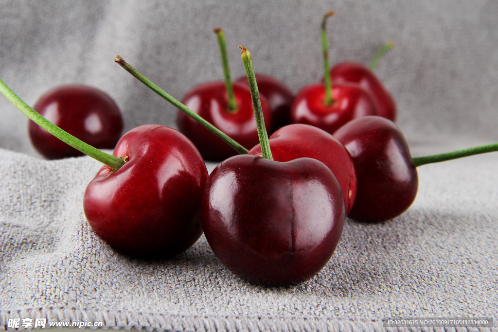新鲜水果 樱桃  静物拍摄