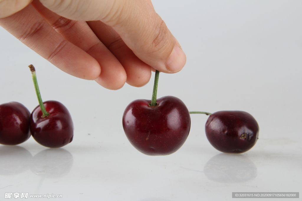新鲜水果 樱桃  静物拍摄