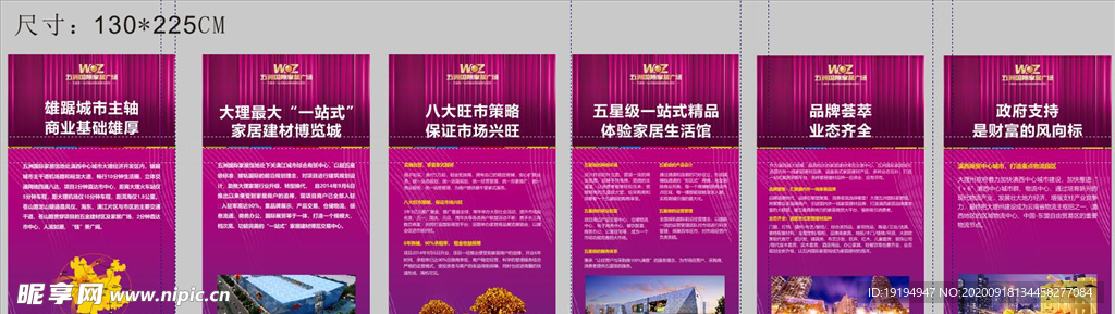 地产展板