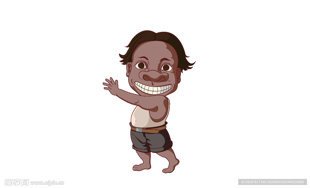 卡通矢量小人物