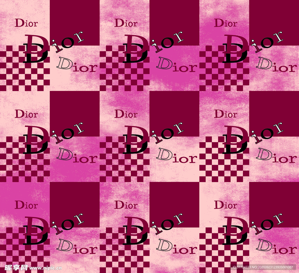 米奇  古驰  字母 数码印花